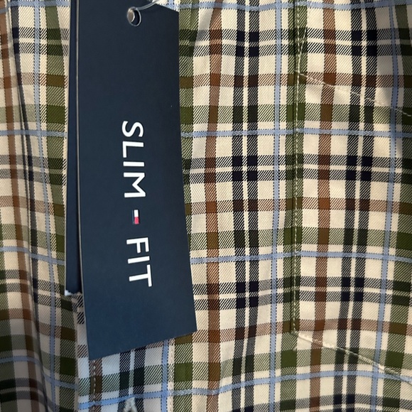 Tommy Hilfiger Men’s Long Sleeve Button Front 100% Cotton Shirt Large NWT - Picture 7 of 7